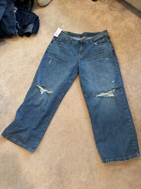 Target Blue Denim Jeans with Golden Stitching